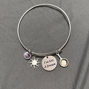 Rapunzel inspired charm bracelet